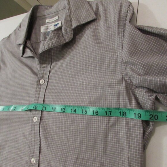 Calvin Klein/Old Navy Men's Dress Shirts Grays Checkered Both Small - Picture 13 of 16